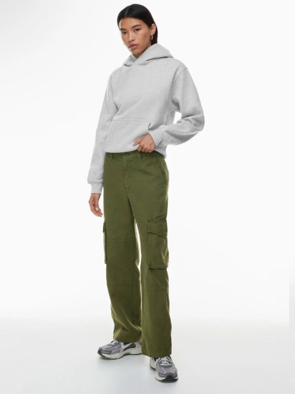 ARITZIA Tna Troop Cargo Pant Mid-rise utility cotton cargo pants